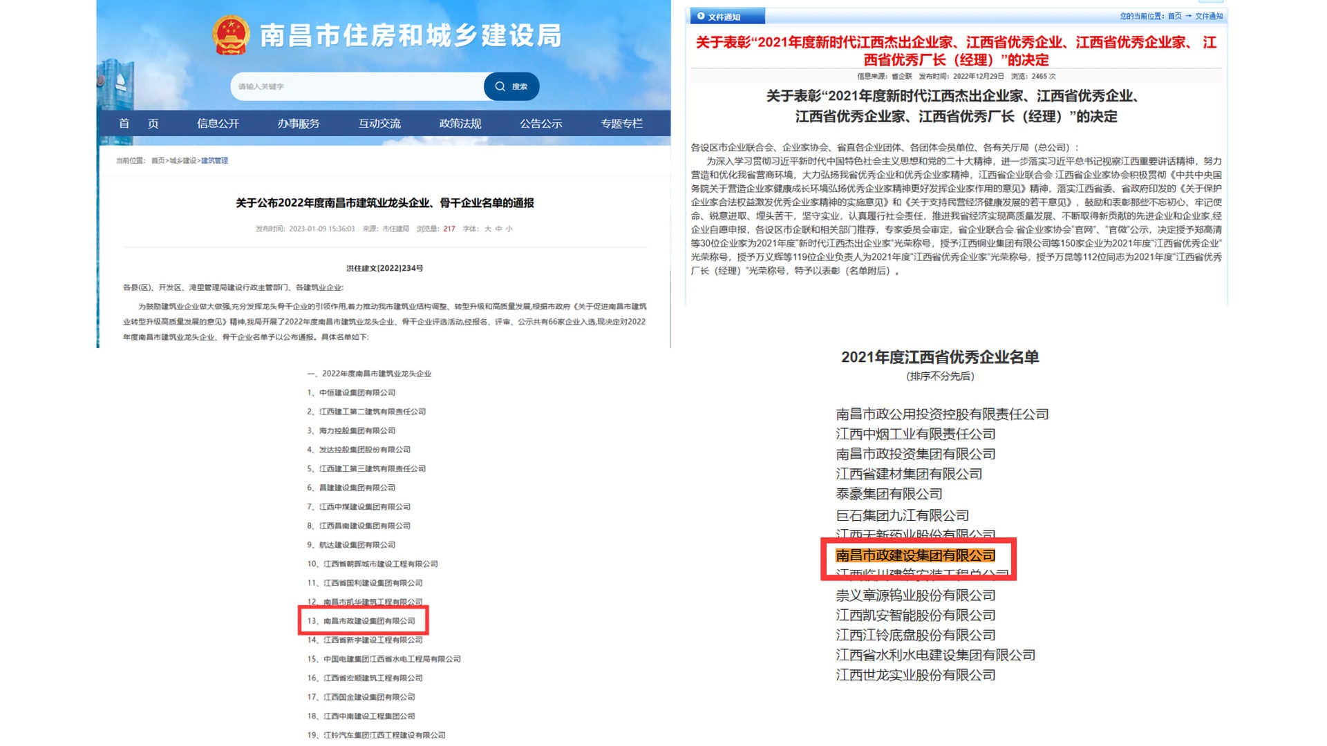 南昌市政建設(shè)集團(tuán)2022年度“十大新聞” 南昌市政建設(shè)集團(tuán)2022年度“十大新聞”