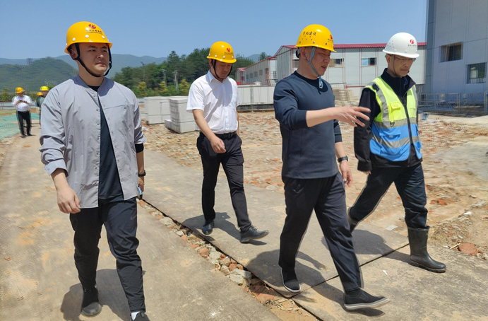 徐旭調(diào)研“五一”期間項目建設(shè)工作 徐旭調(diào)研“五一”期間項目建設(shè)工作