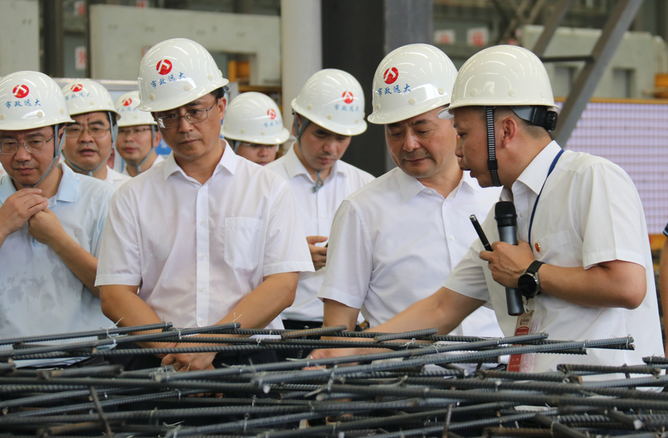 江西省人民政府副省長陳敏到市政遠(yuǎn)大公司調(diào)研裝配式建筑產(chǎn)業(yè)發(fā)展情況 江西省人民政府副省長陳敏到市政遠(yuǎn)大公司調(diào)研裝配式建筑產(chǎn)業(yè)發(fā)展情況